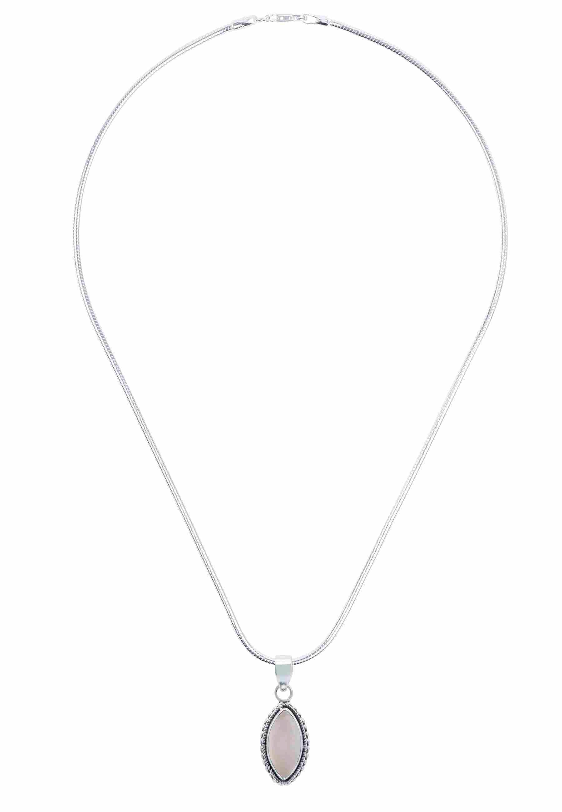 Silberkette mit Anhänger ANGALI aus 925 Silber - mantraroma