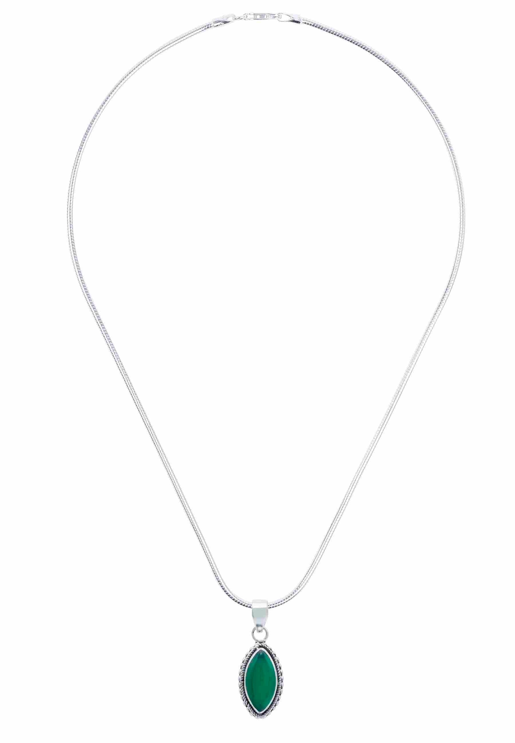 Silberkette mit Anhänger ANGALI aus 925 Silber - mantraroma