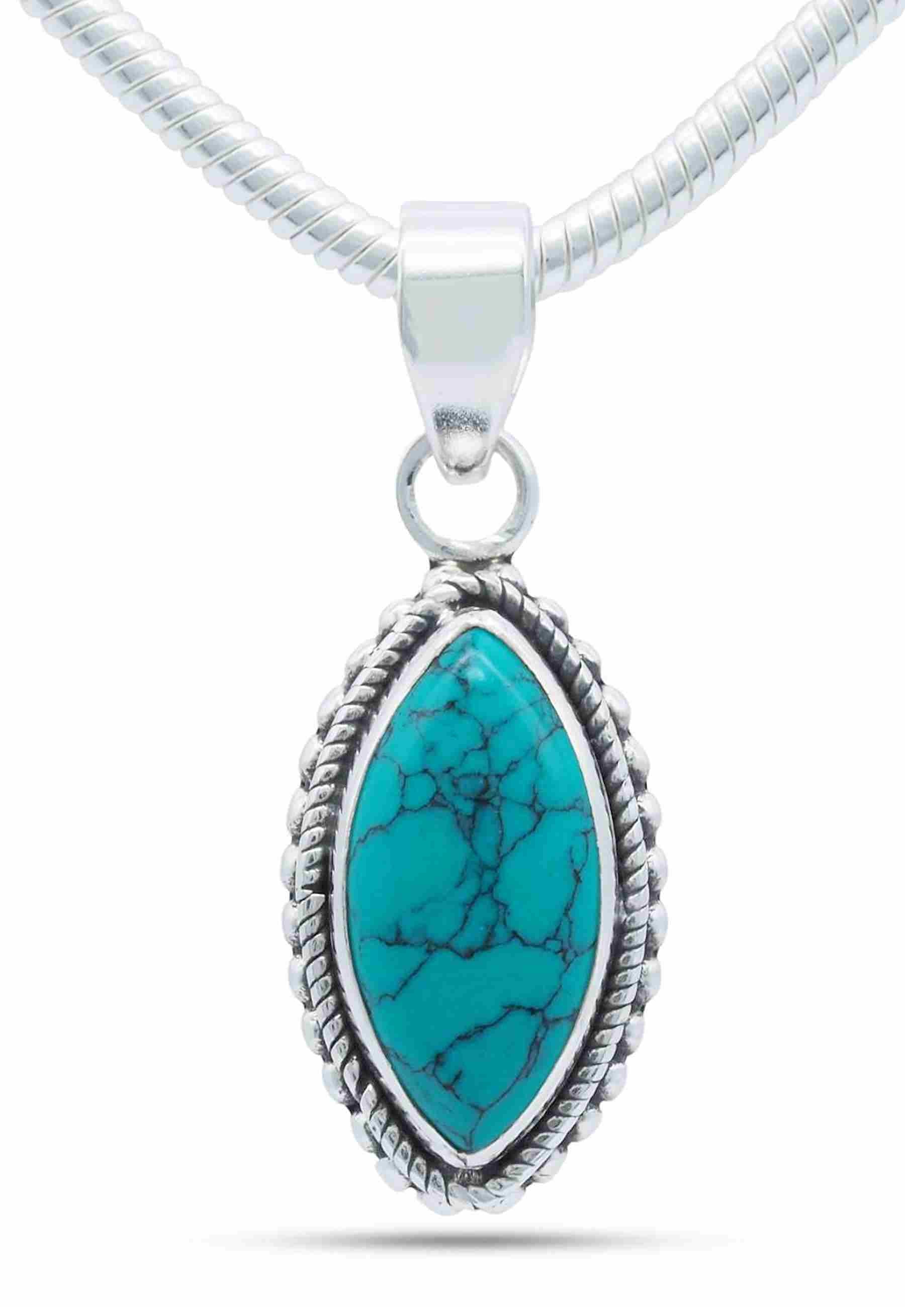 Silberkette mit Anhänger ANGALI aus 925 Silber - mantraroma