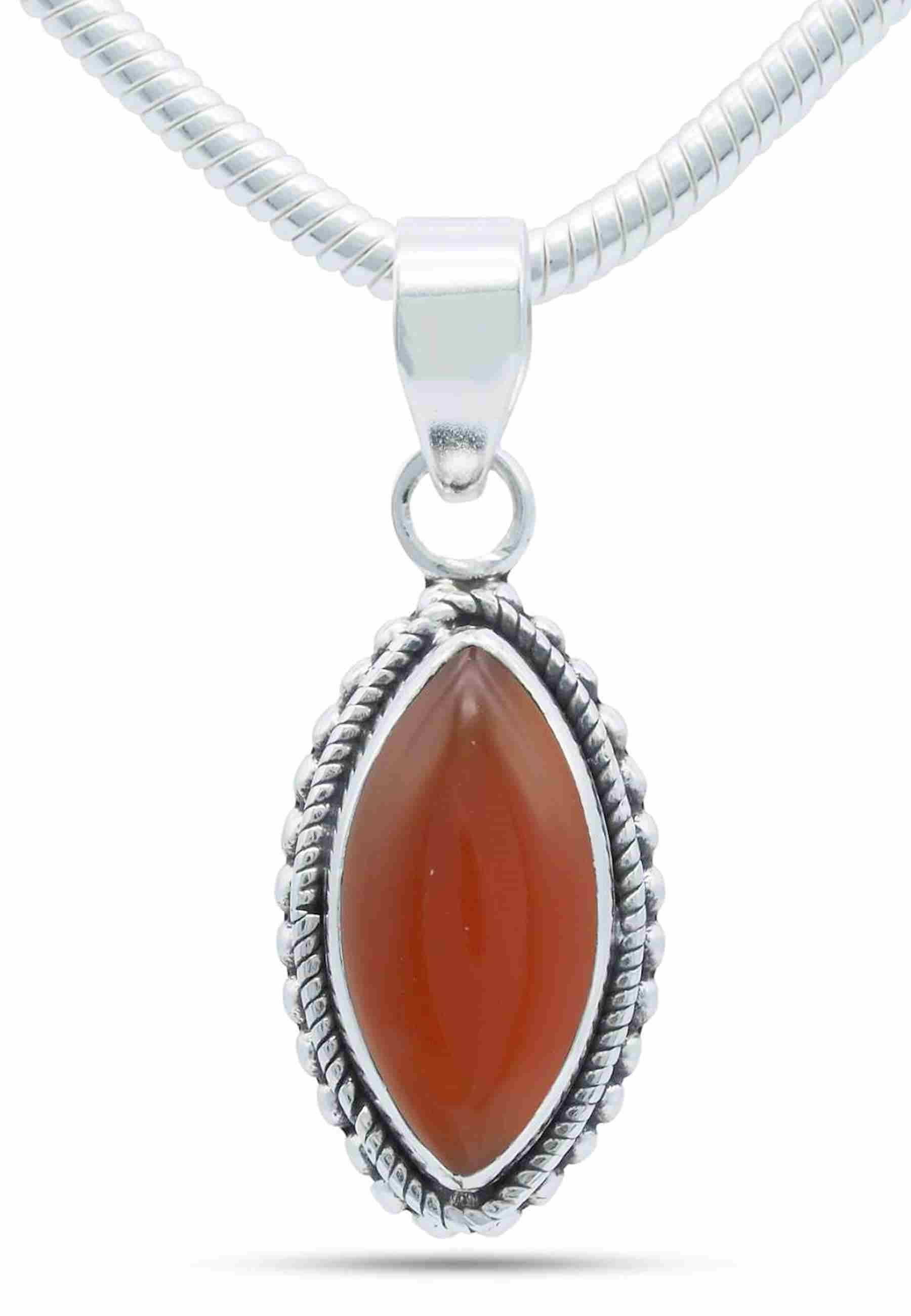 Silberkette mit Anhänger ANGALI aus 925 Silber - mantraroma