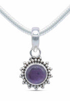 Silberkette mit Anhänger BUWAN rund aus 925 Silber - mantraroma