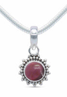 Silberkette mit Anhänger BUWAN rund aus 925 Silber - mantraroma