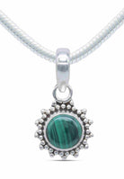 Silberkette mit Anhänger BUWAN rund aus 925 Silber - mantraroma