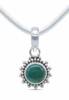 Silberkette mit Anhänger BUWAN rund aus 925 Silber - mantraroma