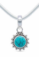 Silberkette mit Anhänger BUWAN rund aus 925 Silber - mantraroma