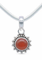 Silberkette mit Anhänger BUWAN rund aus 925 Silber - mantraroma