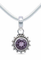 Silberkette mit Anhänger BUWAN rund aus 925 Silber - mantraroma