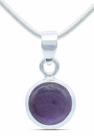 Silberkette mit Anhänger MIALE rund aus 925 Silber - mantraroma