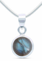 Silberkette mit Anhänger MIALE rund aus 925 Silber - mantraroma