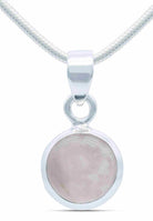 Silberkette mit Anhänger MIALE rund aus 925 Silber - mantraroma