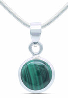 Silberkette mit Anhänger MIALE rund aus 925 Silber - mantraroma