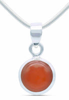 Silberkette mit Anhänger MIALE rund aus 925 Silber - mantraroma