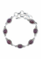Armband PUNTI oval aus 925 Silber - mantraroma