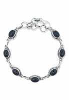 Armband PUNTI oval aus 925 Silber - mantraroma