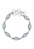Armband PUNTI oval aus 925 Silber - mantraroma