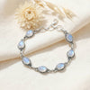 925 Silber Armband PUNTI oval