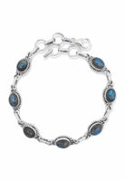 Armband PUNTI oval aus 925 Silber - mantraroma