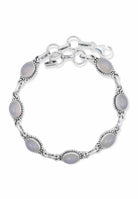 Armband PUNTI oval aus 925 Silber - mantraroma