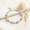 925 Silber Armband PUNTI oval