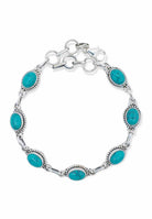 Armband PUNTI oval aus 925 Silber - mantraroma