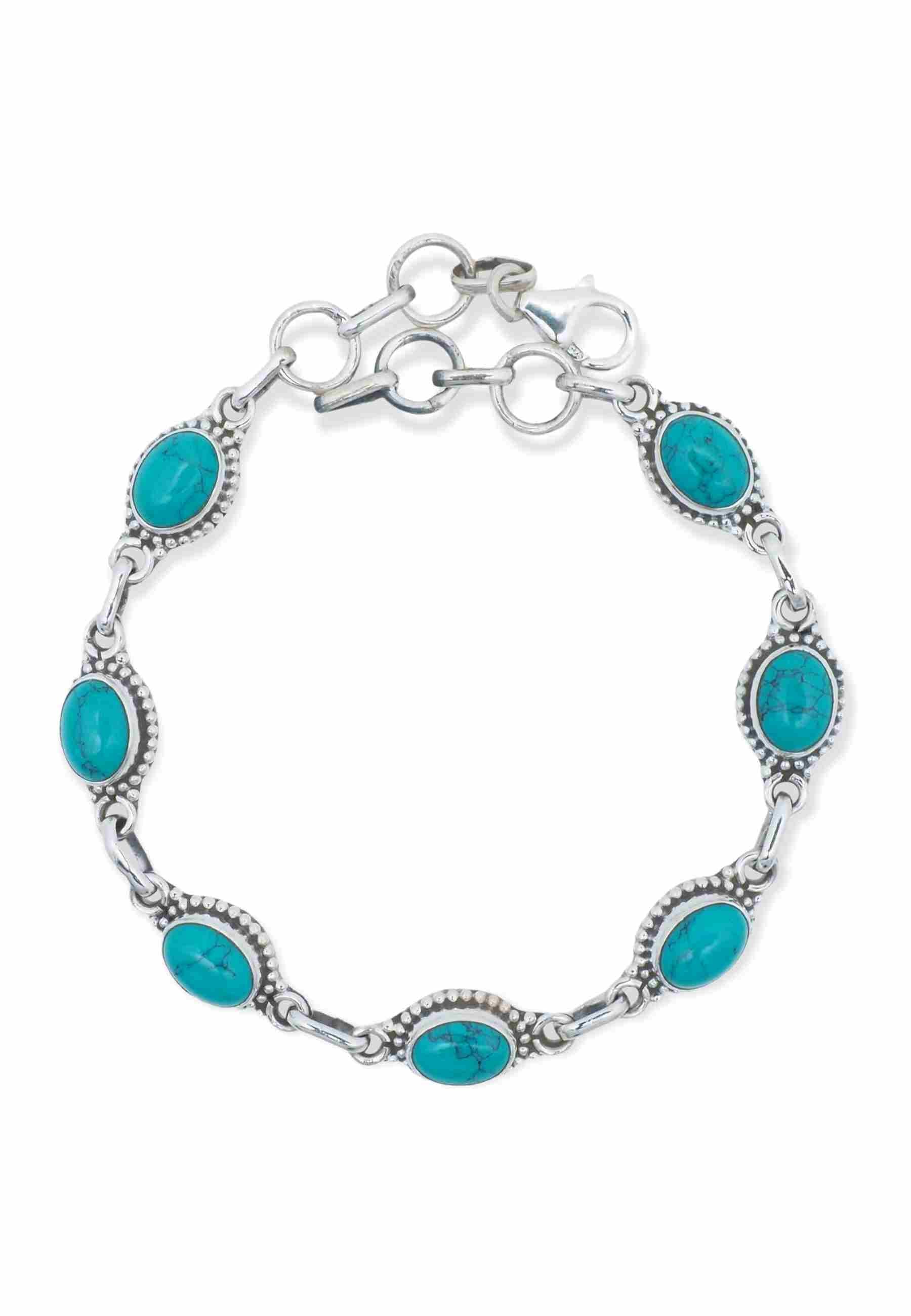 Armband PUNTI oval aus 925 Silber - mantraroma