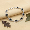925 Silber Armband PUNTI rund
