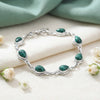 925 Silber Armband SARALA Tropfen