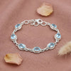 925 Silber Armband SARALA oval