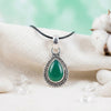 925 Silber Anhänger NILA Tropfen