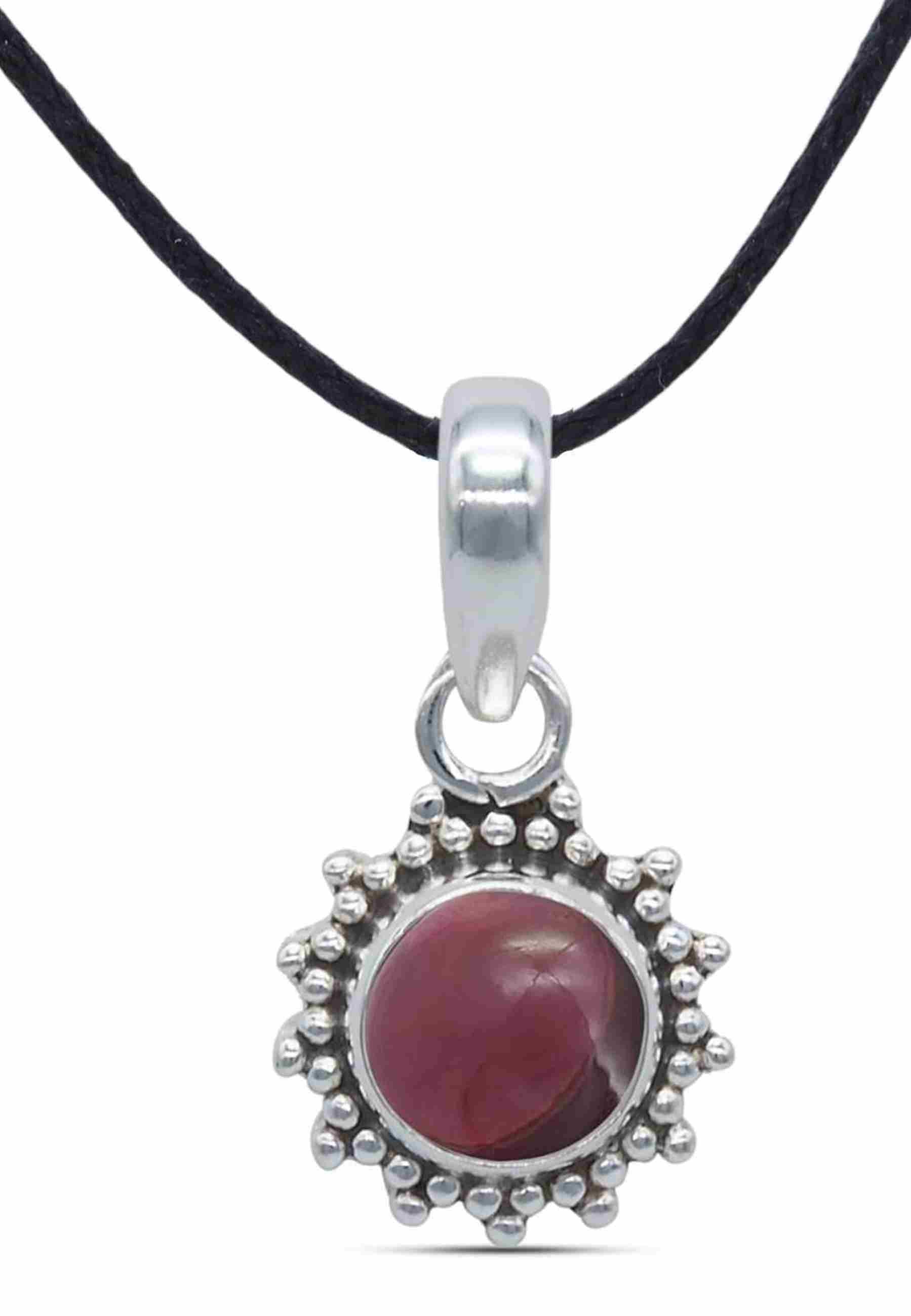 Kettenanhänger BUWAN rund aus 925 Silber - mantraroma