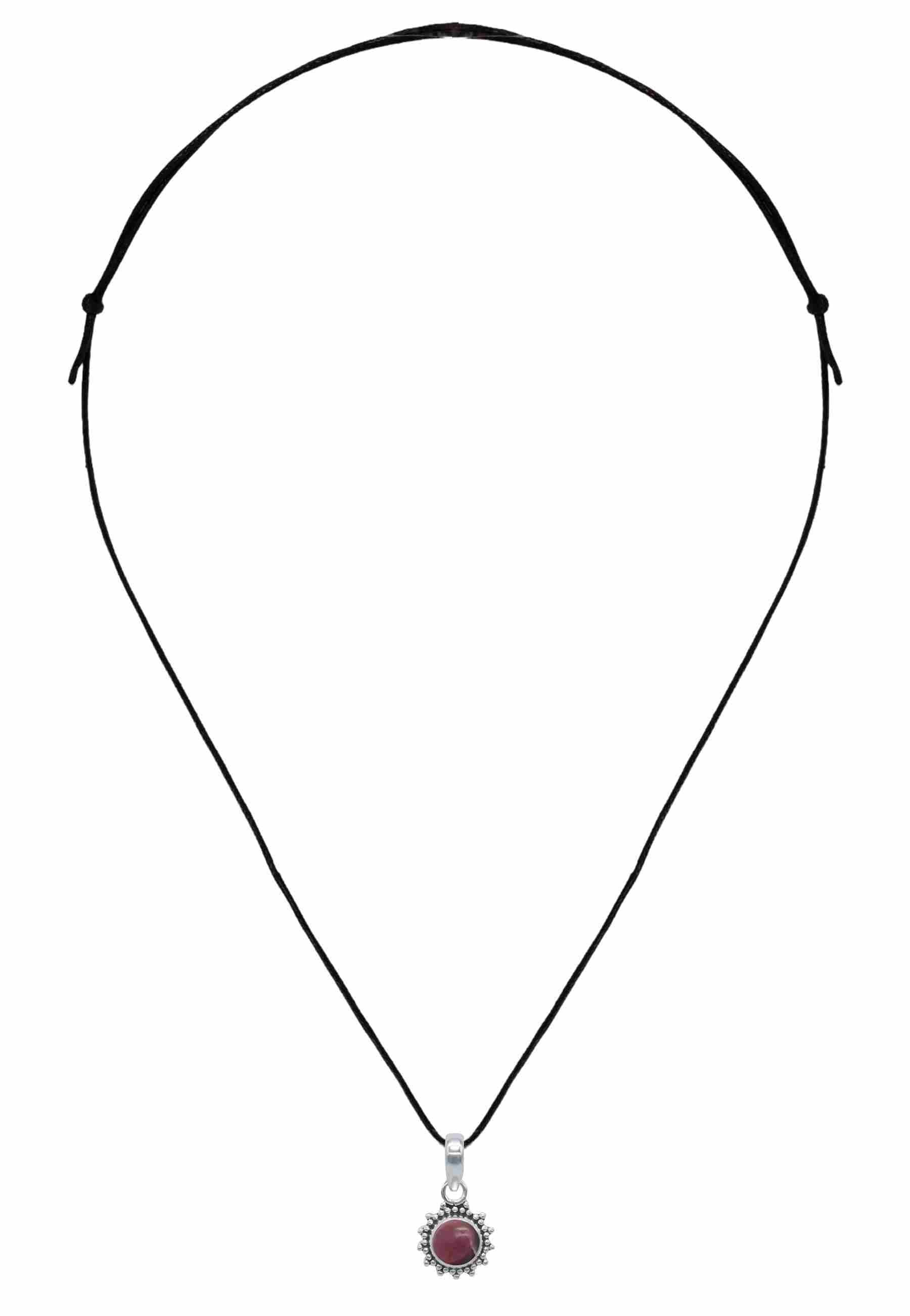Kettenanhänger BUWAN rund aus 925 Silber - mantraroma