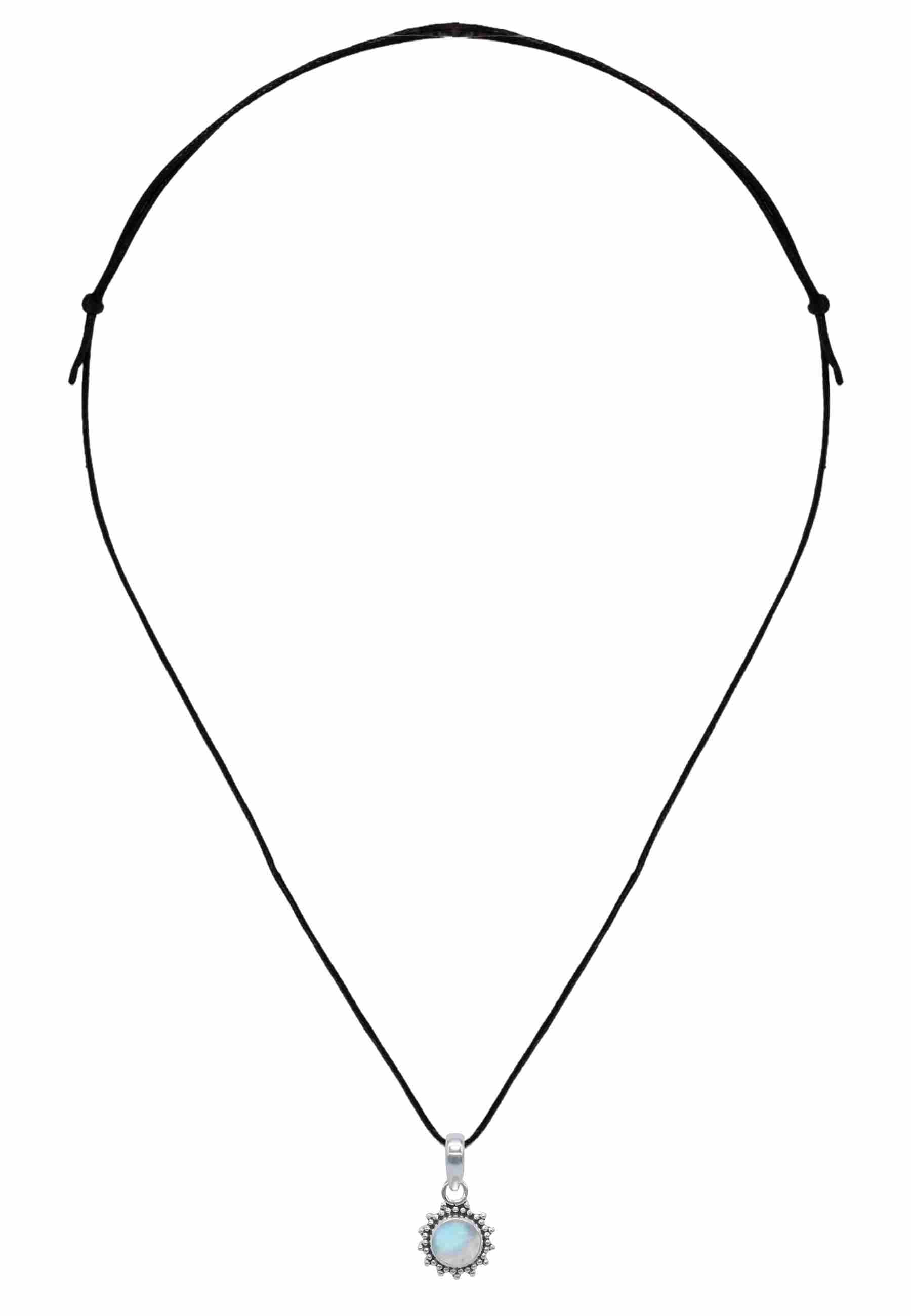 Kettenanhänger BUWAN rund aus 925 Silber - mantraroma