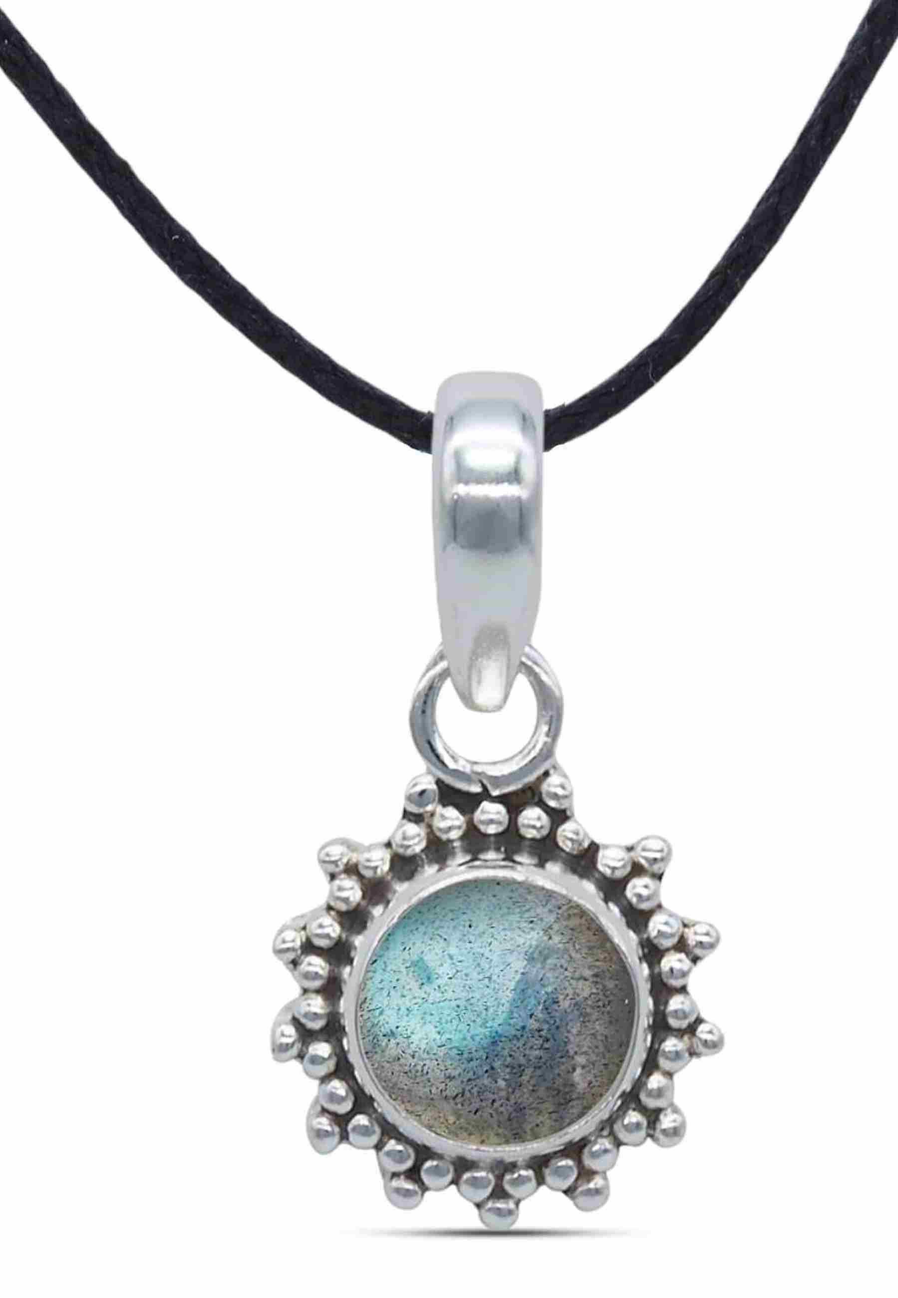 Kettenanhänger BUWAN rund aus 925 Silber - mantraroma