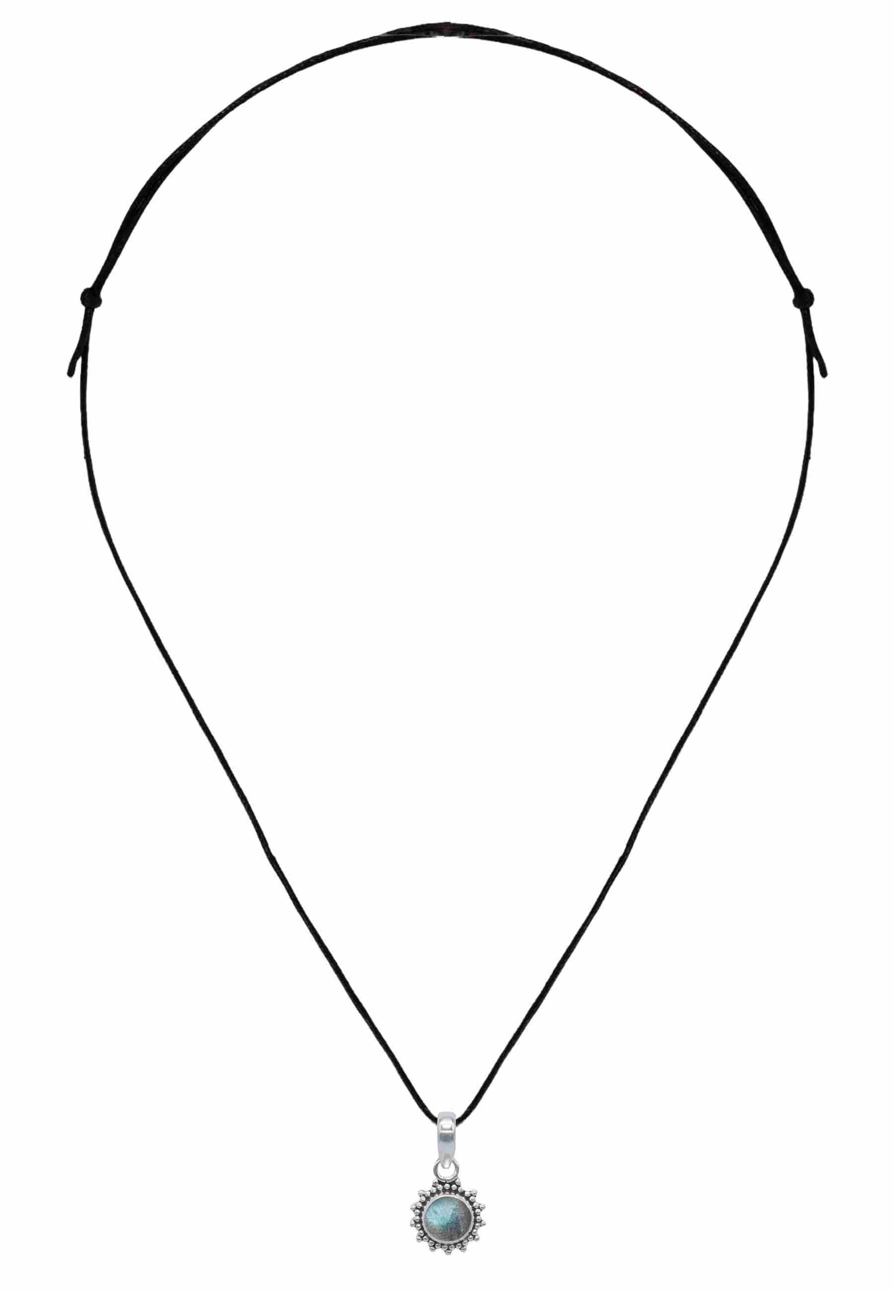 Kettenanhänger BUWAN rund aus 925 Silber - mantraroma