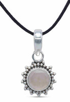 Kettenanhänger BUWAN rund aus 925 Silber - mantraroma