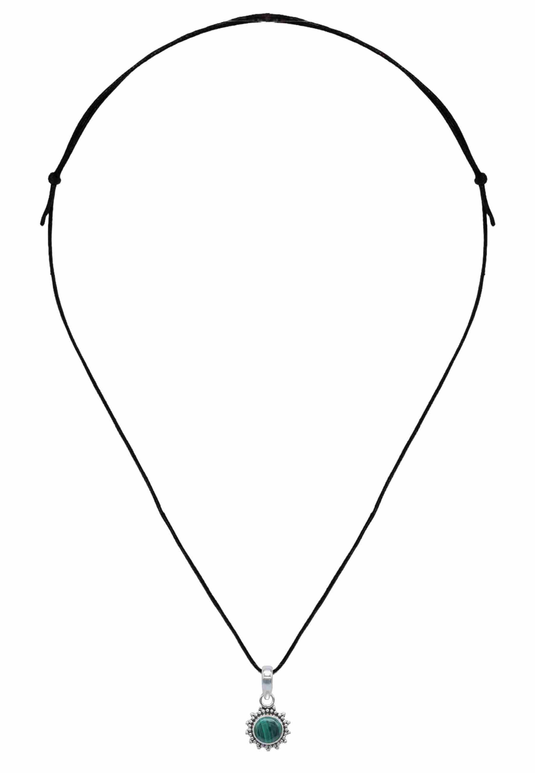Kettenanhänger BUWAN rund aus 925 Silber - mantraroma