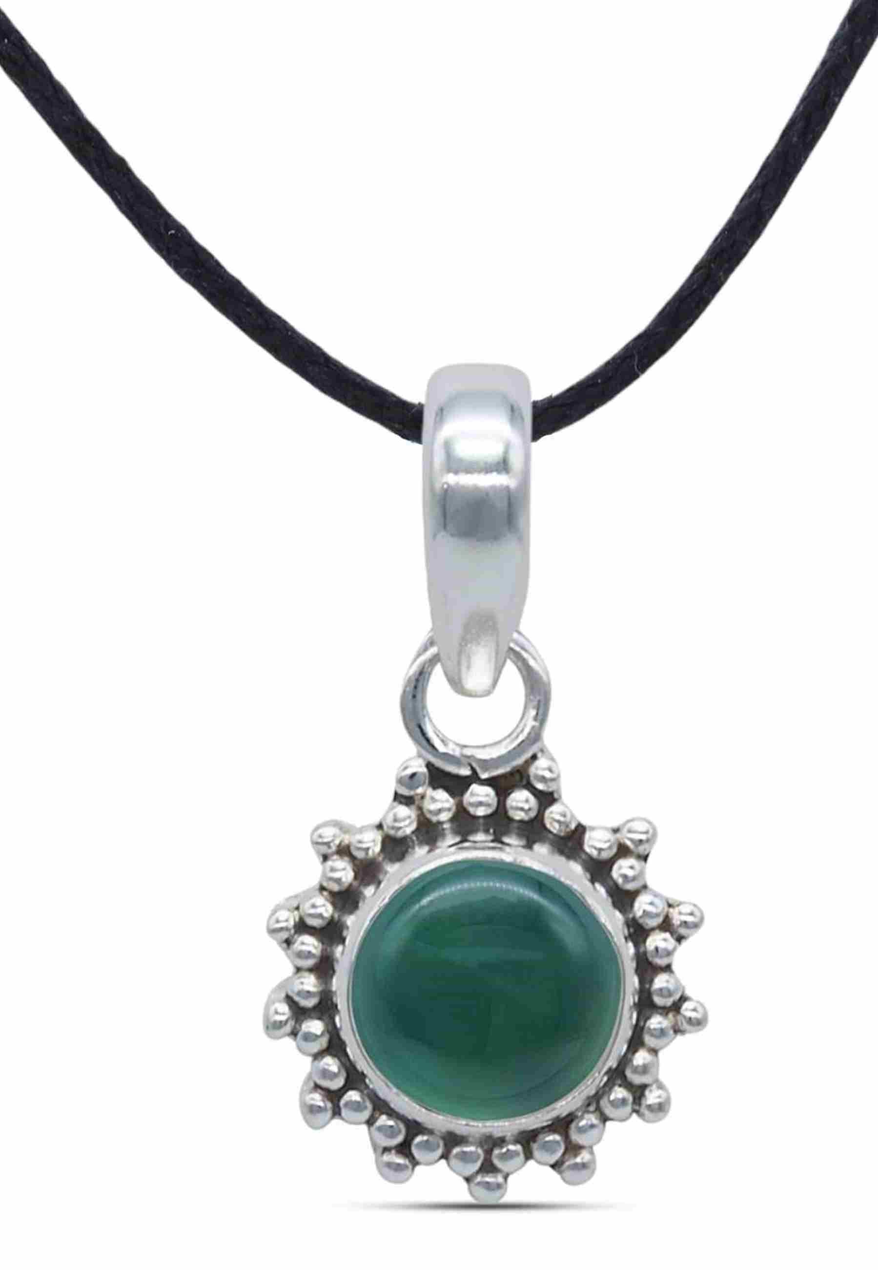Kettenanhänger BUWAN rund aus 925 Silber - mantraroma