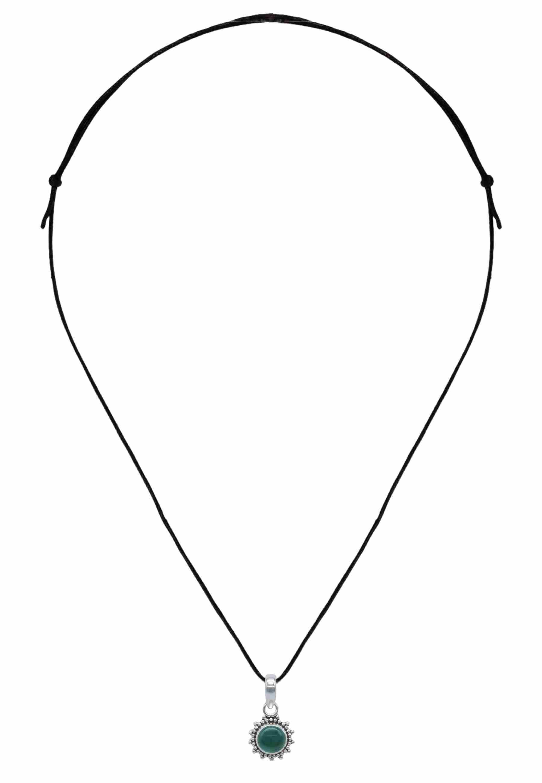 Kettenanhänger BUWAN rund aus 925 Silber - mantraroma