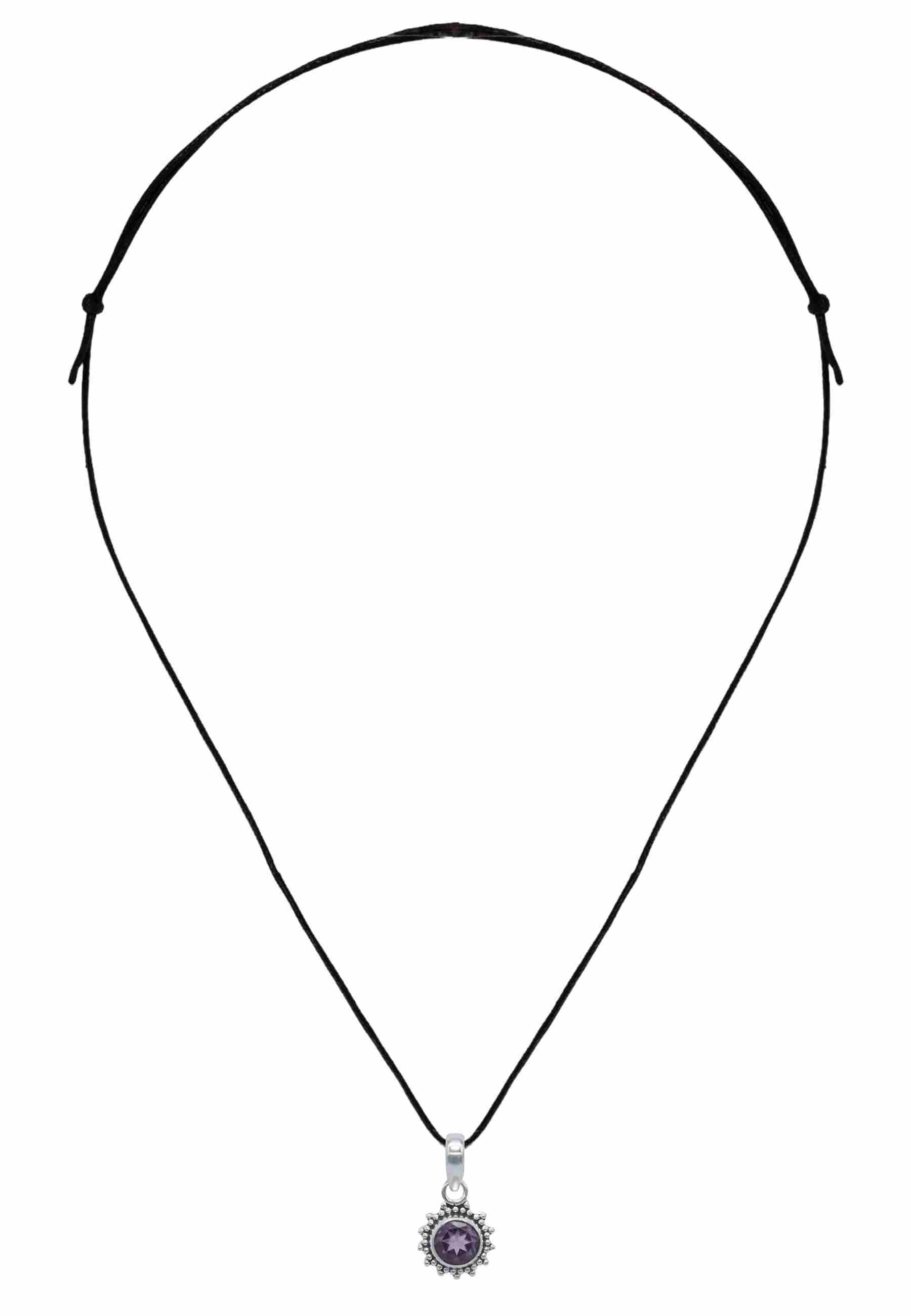 Kettenanhänger BUWAN rund aus 925 Silber - mantraroma