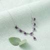 925 Silber Kette PUNTI oval