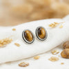 925 Silber Ohrstecker NOHA oval klein