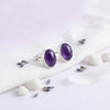 925 Silber Ohrstecker SAMA oval