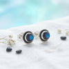 925 Silber Ohrstecker MAHINA klein rund