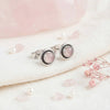 925 Silber Ohrstecker MAHINA klein rund