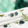 925 Silber Ohrstecker MAHINA klein rund