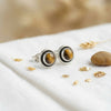 925 Silber Ohrstecker MAHINA klein rund