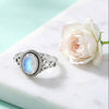 925 Silber Ring BAGHIMI Oval