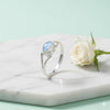 Tekili Silberring mit ovalem Edelstein – 925 Sterling Silber