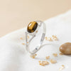 Tekili Silberring mit ovalem Edelstein – 925 Sterling Silber