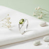 Tekili Silberring mit ovalem Edelstein – 925 Sterling Silber